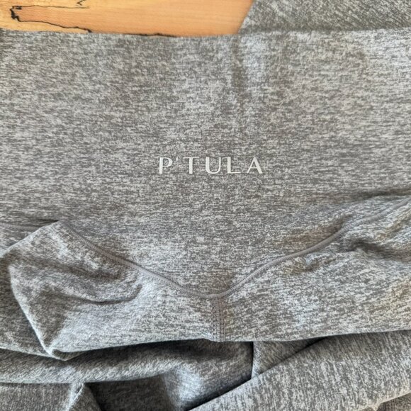 NWT P'tula Bare Pro Legging 23" - Light Grey Heather - L - Picture 2 of 5